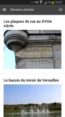 Histoires de Paris android App screenshot 1